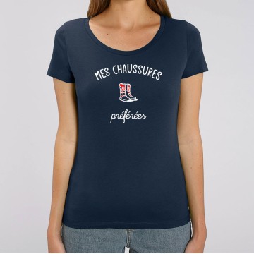 TSHIRT "MES CHAUSSURES PREFEREES" Femme