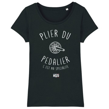TSHIRT Femme PLIER DU PEDALIER C'EST MA DESTINEE