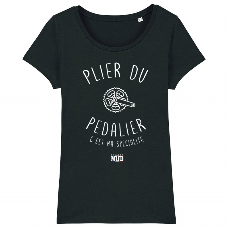 TSHIRT Femme PLIER DU PEDALIER C'EST MA DESTINEE