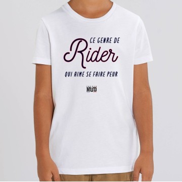 TSHIRT Enfant CE GENRE DE RIDER QUI AIME SE FAIRE PEUR