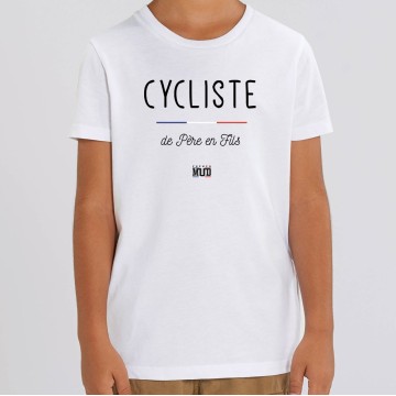 TSHIRT Enfant CYCLISTE DE PÃˆRE EN FILS