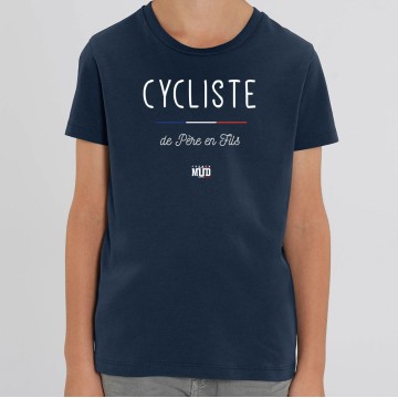 TSHIRT Enfant CYCLISTE DE PÃˆRE EN FILS