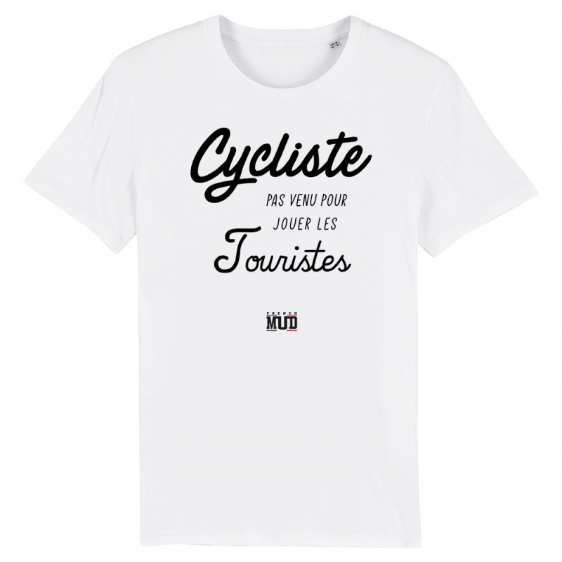 TSHIRT Enfant CYCLISTE PAS VENU JOUER LES TOURISTES