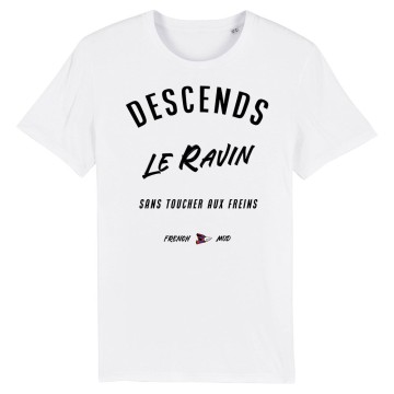 TSHIRT Enfant DESCENDS LE RAVIN SANS TOUCHER AUX FREINS