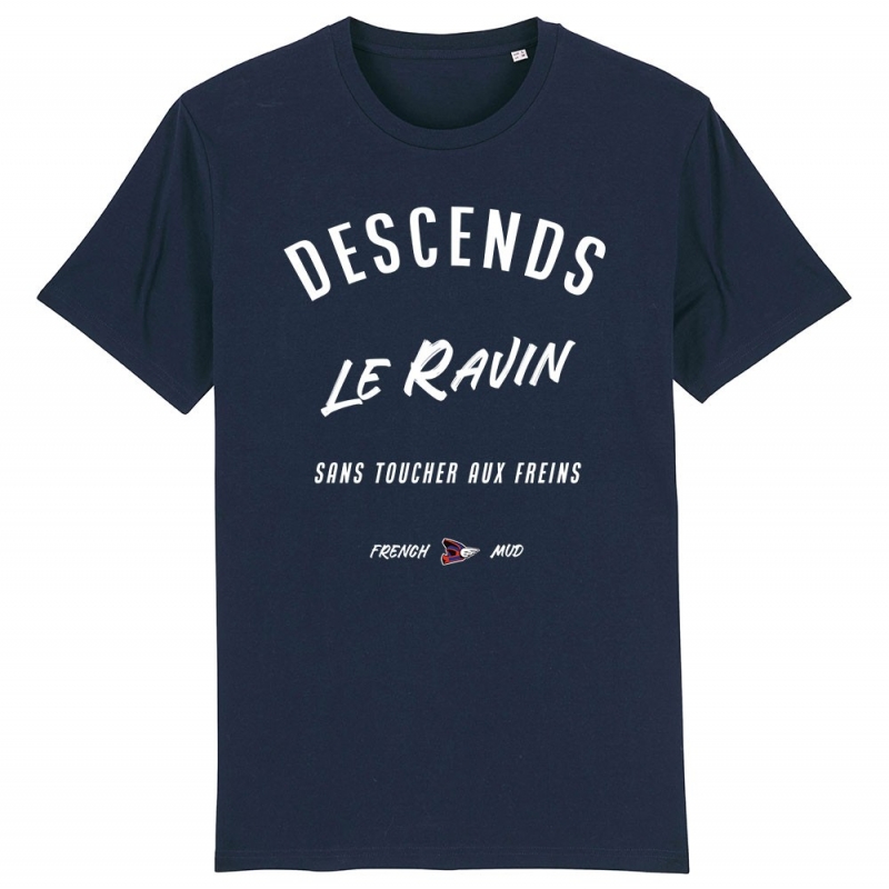 TSHIRT Enfant DESCENDS LE RAVIN SANS TOUCHER AUX FREINS
