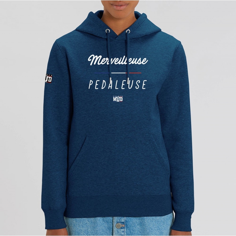 HOODIE Unisexe MERVEILLEUSE PEDALEUSE HOODIE Unisexe MERVEILLEUSE PEDALEUSE