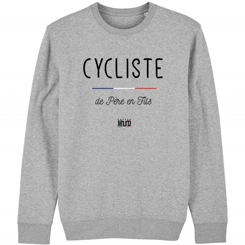SWEAT Unisexe CYCLISTE DE PÈRE EN FILS SWEAT Unisexe CYCLISTE DE PÈRE EN FILS