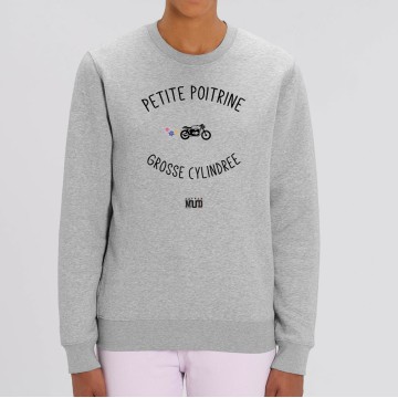 SWEAT "PETITE POITRINE GROSSE CYLINDREE" Femme