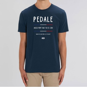 TSHIRT "PEDALE AUSSI FORT QUE T'ES CON" Homme