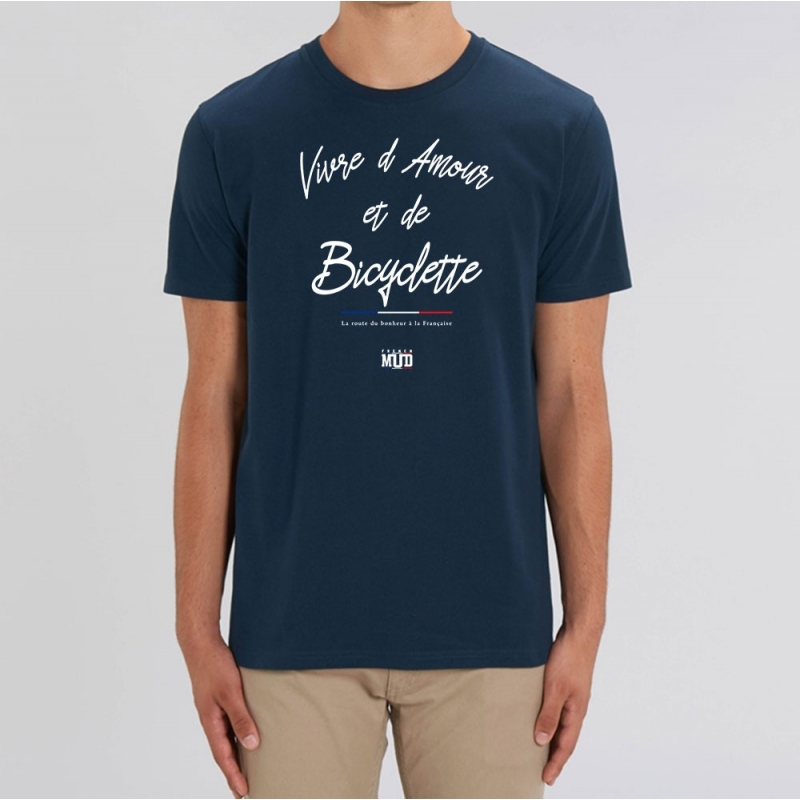 TSHIRT Unisexe VIVRE D'AMOUR ET DE BICYCLETTE