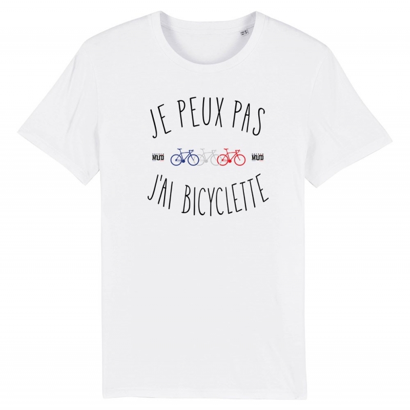 TSHIRT Enfant JE PEUX PAS J'AI BICYCLETTE