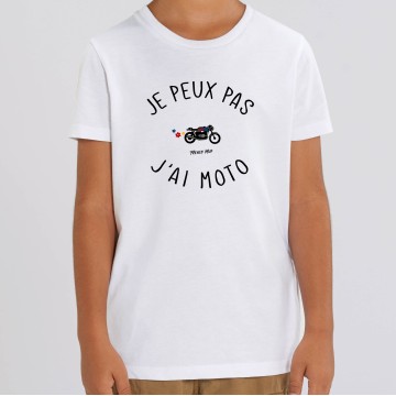 TSHIRT Enfant JE PEUX PAS J'AI MOTO