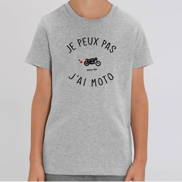 TSHIRT Enfant JE PEUX PAS J'AI MOTO