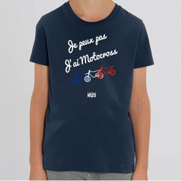 TSHIRT Enfant JE PEUX PAS J'AI MOTOCROSS