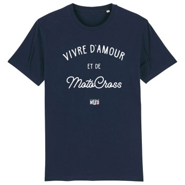 TSHIRT Enfant VIVRE D'AMOUR ET DE MOTOCROSS