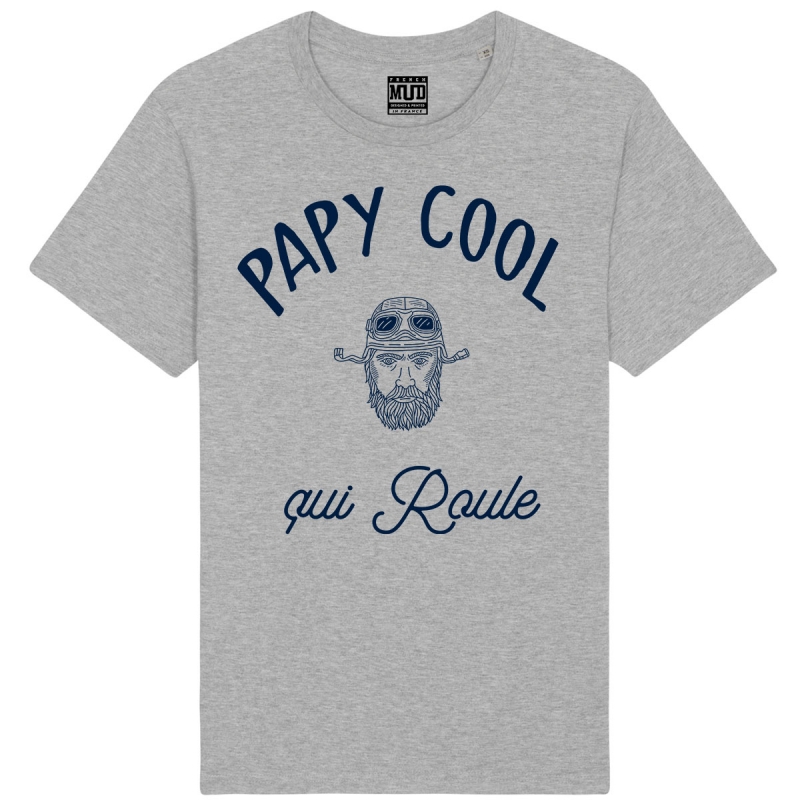 Tshirt Bio "Papy Cool qui roule" Tshirt Bio "Papy Cool qui roule"