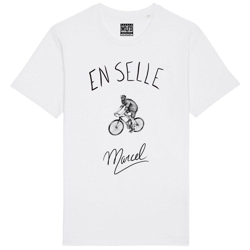Tshirt Homme Bio "En selle Marcel" Tshirt Homme Bio "En selle Marcel"