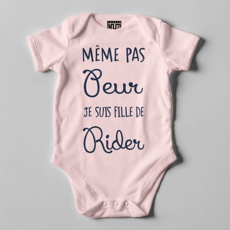 Body Bio "Meme pas peur je suis fille de rider"