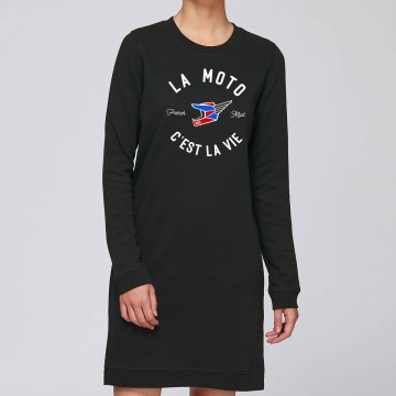 Robe Sweat Bio "La Moto c'est la Vie" version MX