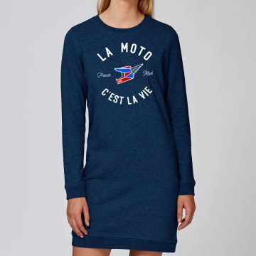 Robe Sweat Bio "La Moto c'est la Vie" version MX