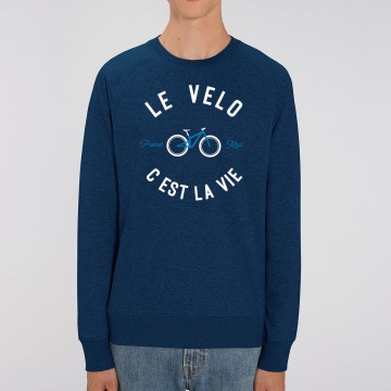 SWEAT "LE VELO C'EST LA VIE (VERSION VTT)" Homme BIO