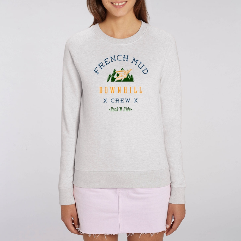 Sweat Femme Bio "Downhill Crew" Sweat Femme Bio "Downhill Crew"