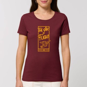TSHIRT "THE ART OF FLIGHT" Femme BIO