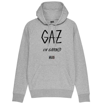 HOODIE "GAZ EN GRAND" Homme BIO