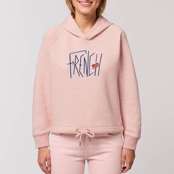 Sweat Capuche Femme Bio "French Mud Destroy"