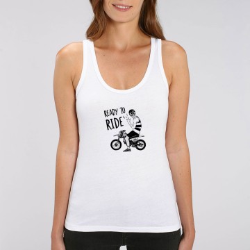 Debardeur Femme Bio "Ready to Ride"