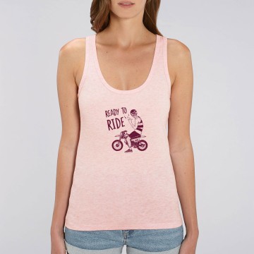 DEBARDEUR "READY TO RIDE" Femme BIO