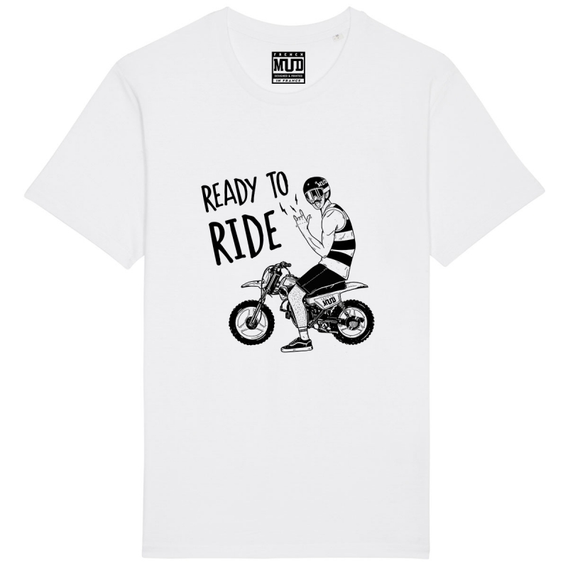 Tshirt Homme Bio "Ready to Ride" Tshirt Homme Bio "Ready to Ride"