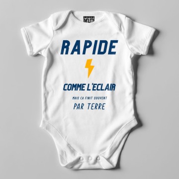 BODY "RAPIDE COMME L'ECLAIR" Bebe BIO