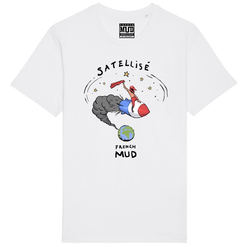 Tshirt Homme Bio "Satellise" Tshirt Homme Bio "Satellise"
