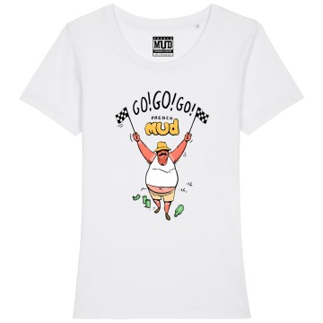 Tshirt Femme Bio "Go Go Go"
