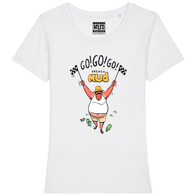 Tshirt Femme Bio "Go Go Go" Tshirt Femme Bio "Go Go Go"