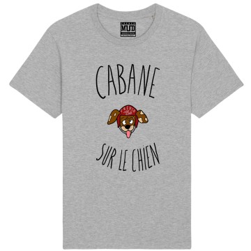 Tshirt Homme Bio "Cabanne sur le chien"