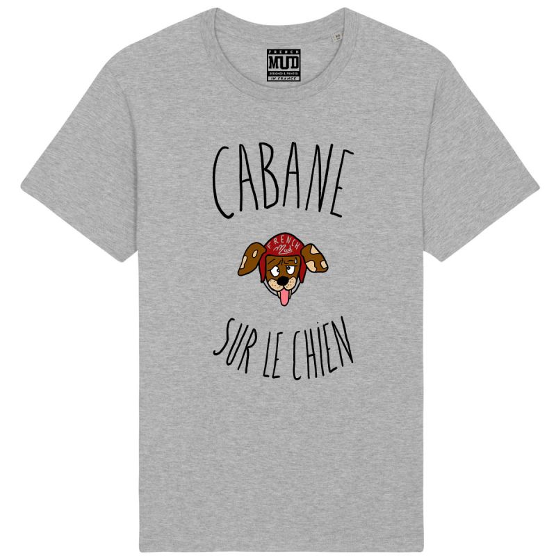 Tshirt Homme Bio "Cabanne sur le chien" Tshirt Homme Bio "Cabanne sur le chien"