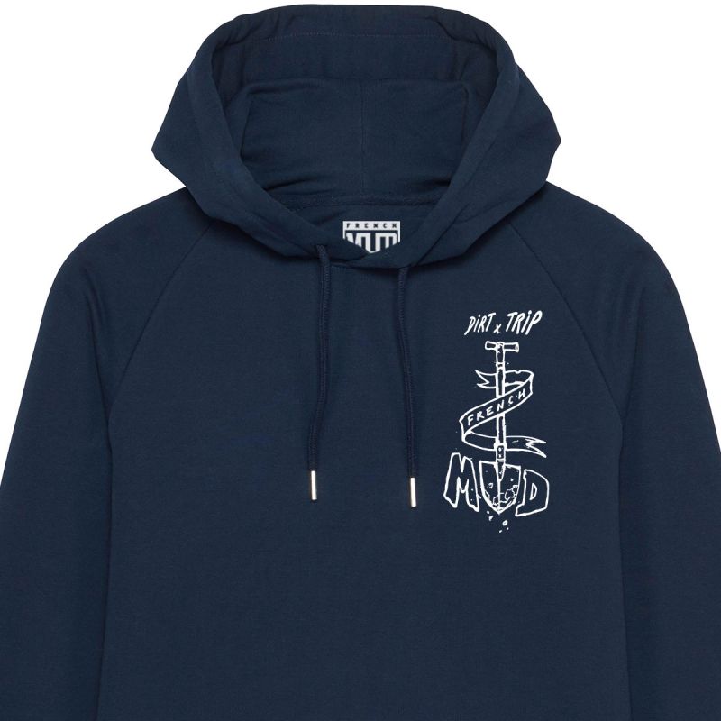 Sweat Capuche Homme Bio "Dirt Trip"