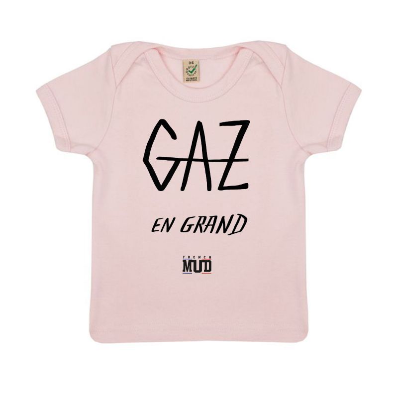 Tshirt Bebe Bio "Gaz en Grand"