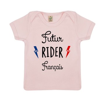 TSHIRT "FUTUR RIDER FRANCAIS" Bebe BIO