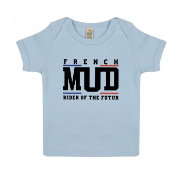 Tshirt Bebe Bio "French Mud Officiel"