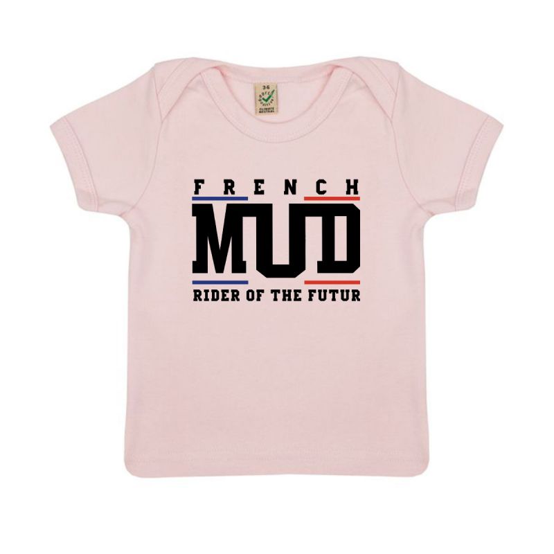 Tshirt Bebe Bio "French Mud Officiel"