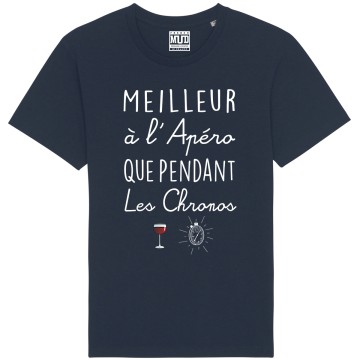 TSHIRT Unisexe MEILLEUR A L'APERO QU'AUX CHRONOS