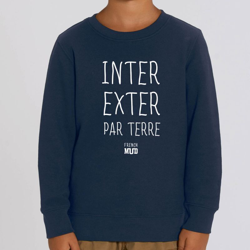 Sweat "Inter Exter Par Terre" enfant