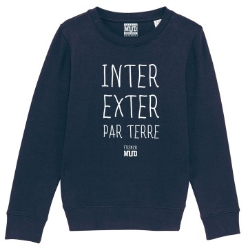 Sweat "Inter Exter Par Terre" enfant