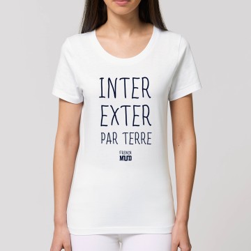Tshirt "Inter Exter Par Terre" Femme