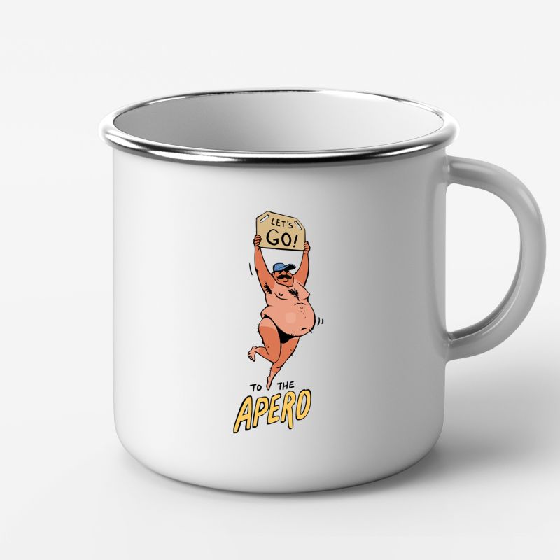 Mug Metal "Let's go to the Apero"