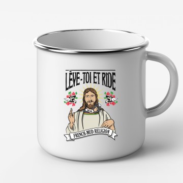 Mug Metal "Leve toi et Ride"