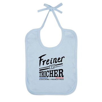 Bavoir Bio "Freiner c'est tricher"